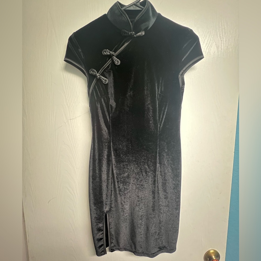 Velvet Kimono Style Dress